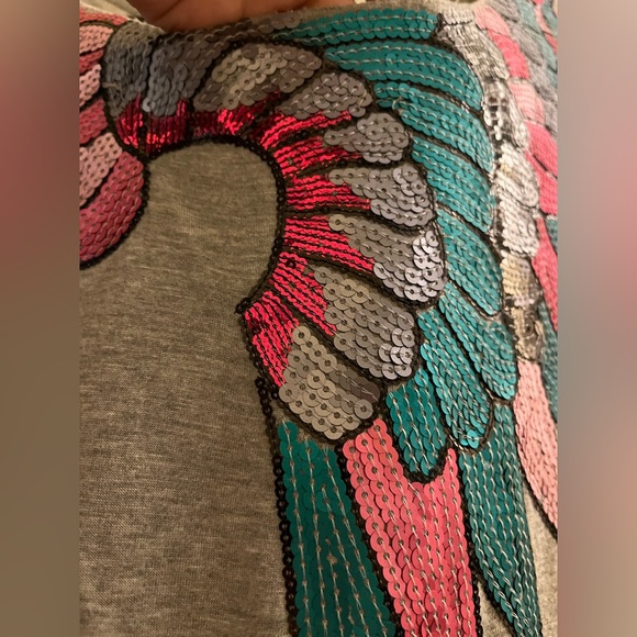 Off shoulder sequin shirt - Picture 4 of 5